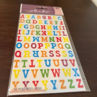 Sticko letter stickers 