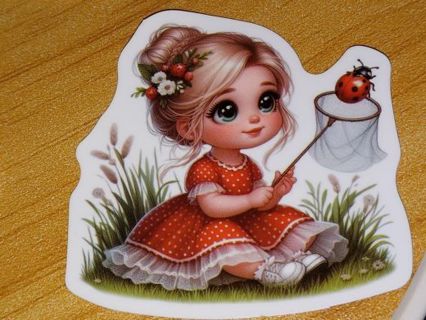 Cute one new vinyl lap top stickers no refunds regular mail only