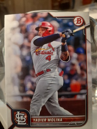 2022 Yadier Molina St. LOUIS Topps Bowman