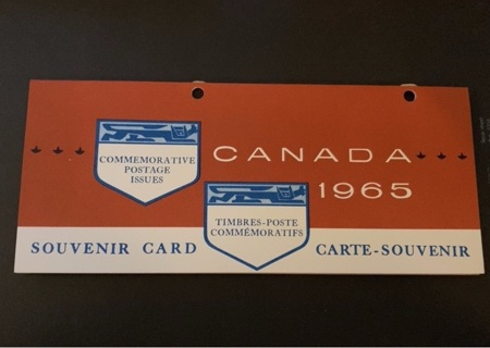 Canada Commemorative Postage Issues Souvenir Card 1965