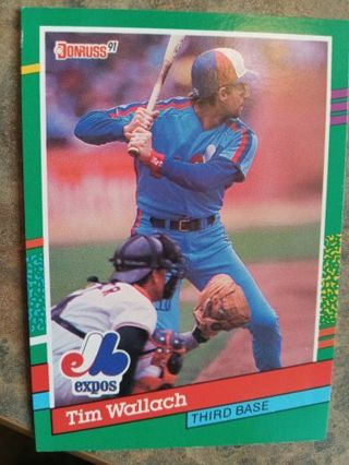 1991 DONRUSS TIM WALLACH MONTREAL EXPOS BASEBALL CARD# 514