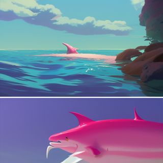 Listia Digital Collectible: Unique Pink Dolphins