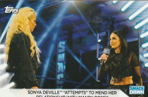 WWE Wrestling Card: Sonya Deville/Mandy Rose
