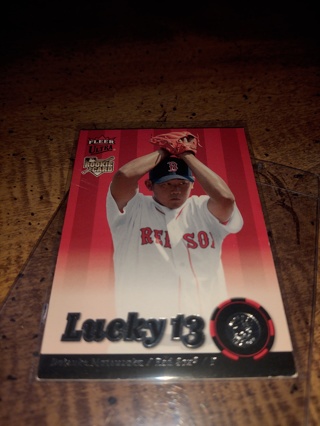 Boston Red Sox veteran dice-k, Fleer ultra Lucky 13