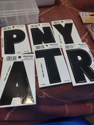 Vinyl Letters