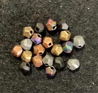 20 Metal Octagon Like Beads