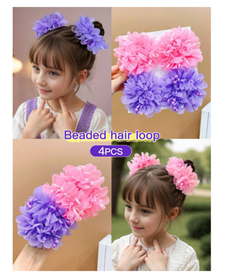 4pcs Cute Girl Headbands, Suitable For Daily Wear And Performance