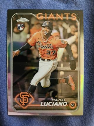 2024 Topps Chrome Rookie Refractor Marco Luciano