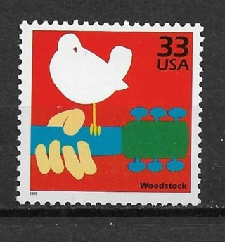 1999 Sc3188b Celebrate the Century: 1960 Woodstock MNH