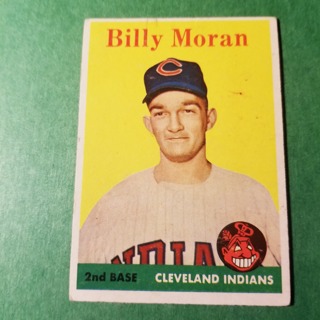 1958 - TOPPS BASEBALL CARD NO. 388 - BILLY MORAN - INDIANS