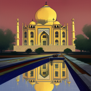 Listia Digital Collectible: Taj Mahal & Epic Reflection