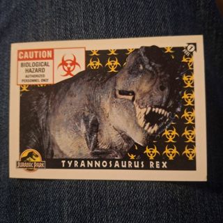 TYRANNOSAURUS REX Jurassic Park Card
