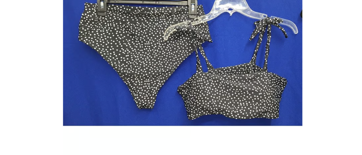 New SEXY Size Large Polka Dot 2 PC Bikini Swim Set Women Sz Large