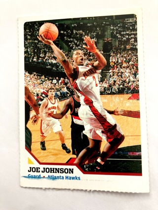 Joe Johnson Rare 2007 Sports Illustrated For Kids Card NBA Atlanta Hawks 