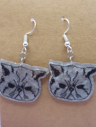 Grumpy Cat Earrings