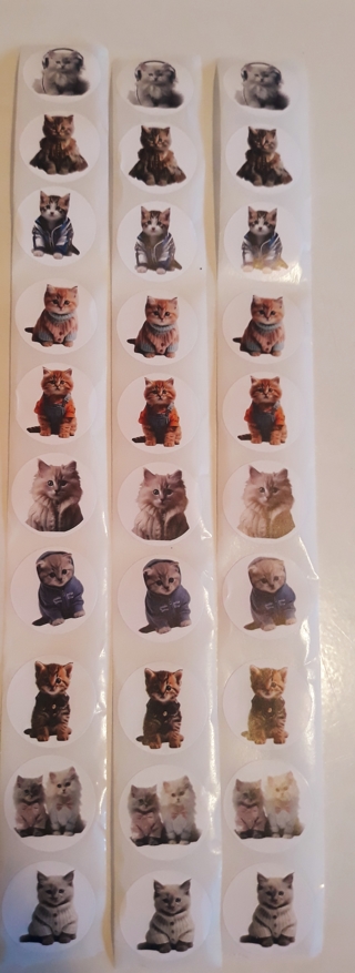 30 Adorable Cat Stickers