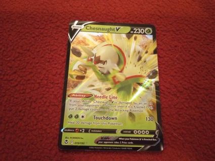 POKEMON SILVER TEMPEST CHESNAUGHT V CARD #435