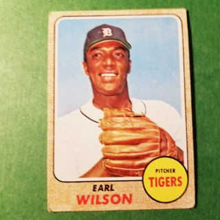 1968 - TOPPS BASEBALL CARD NO. 160 - EARL WILSON - TIGERS