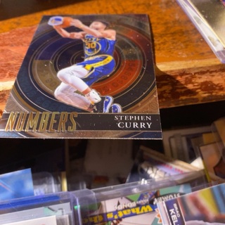 2020-21 panini select numbers Stephen curry basketball 