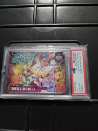 2022 Diamond Kings Artist Palette Ronald Acuna Jr. Psa 8.5