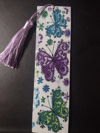 FNL LIST: Handmade Leather Butterfly Bookmark