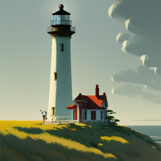 Listia Digital Collectible: ano nuevo light house