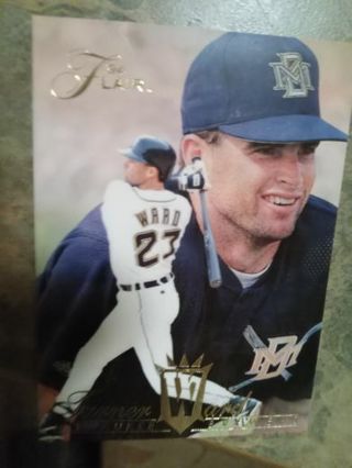 1994 FLAIR TURNER WARD MILWAUKEE BREWERS BASEBALL CARD# 71