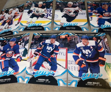 Lot of 7 NHL MVP Islanders & Oilers