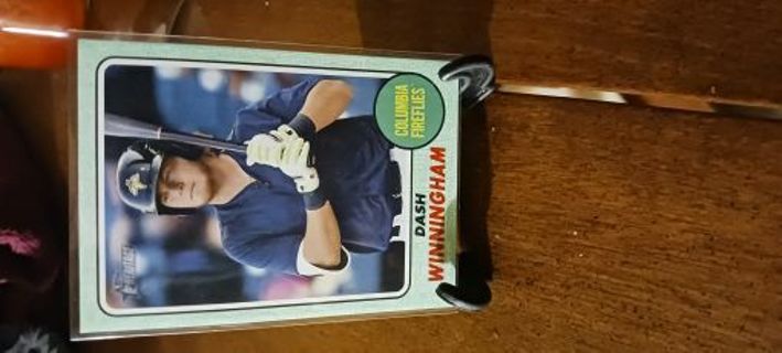 2017 Dash Winningham Minor League Card