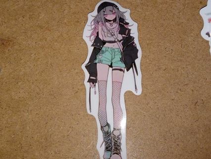 Anime Cute nice 1⃣ vinyl sticker no refunds regular mail only Very nice quality!