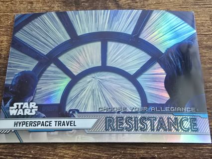 2020 Star Wars Hyperspace Travel holo card