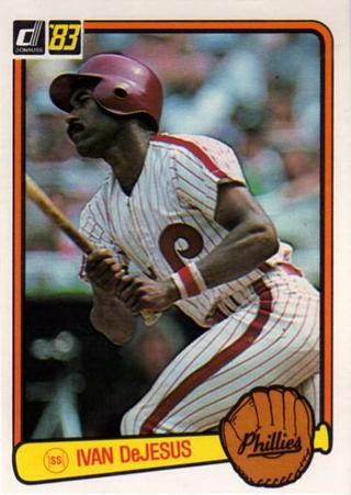 Ivan DeJesus 1983 Donruss Philadelphia Phillies