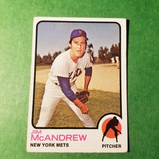 1973 - TOPPS BASEBALL CARD NO. 436 - JIM McANDREW - METS