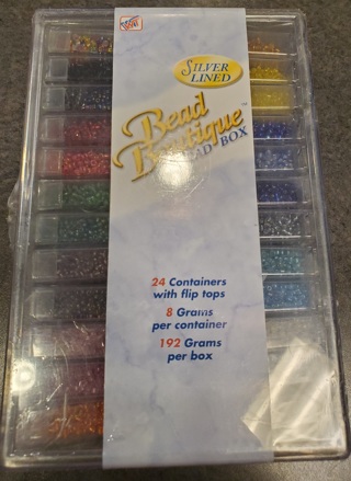 Bead Boutique Bead Box Westrim Crafts 24 Different Colors 192 Grams Bugle Beads