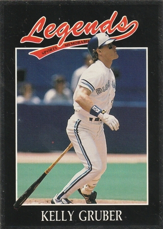 1991 Legends #29 Kelly Gruber Toronto Blue Jays