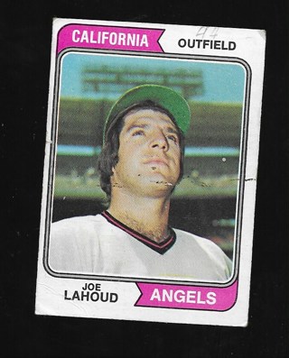 1974 TOPPS JOE LAHOUD#512