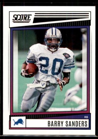 2022 Score Barry Sanders Detroit Lions #91