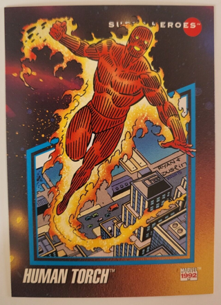 1992 Impel Marvel Universe Series III 3 #58 Human Torch Trading Card