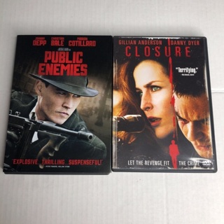 Lot of 2 DVD movies Public Enemies & Closure 