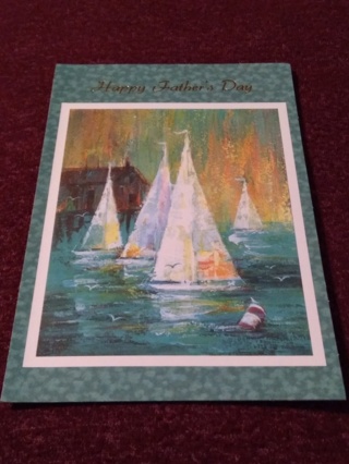 Happy Father's Day Card - Sailboats