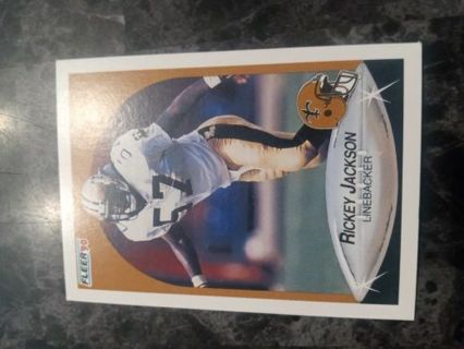 Rickey Jackson 1990 Fleer Ne Orleans Saints