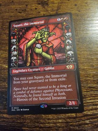 Magic the gathering mtg Squee the immortal rare card March of the machine