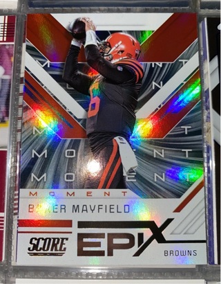 2019 Score Epix Moment Baker Mayfield #EM-10