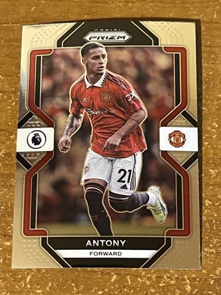 2022-23 Panini PRIZM Premier League Soccer Base Card - ANTONY #91