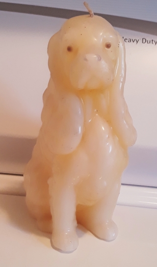 Cocker Spaniel Dog Candle (unscented)