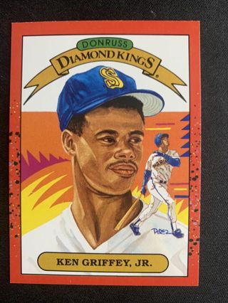 1990 Donruss Diamond Kings Ken Griffey Jr. #4