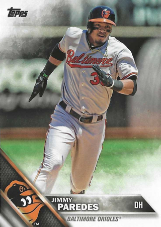 2016 Topps Baltimore Orioles 2-Card Lot