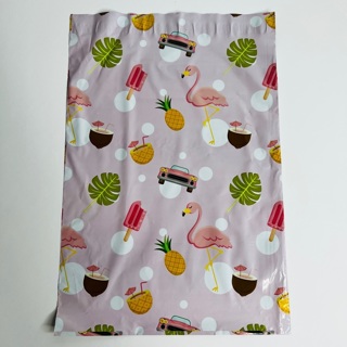 Tropical Flamingo Monstera Popsicle Poly Mailer 13x10 