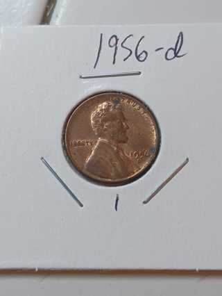 1956-D Lincoln Wheat Penny! 19.1