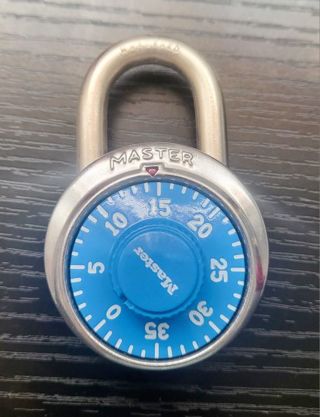 Blue Master Combination Lock